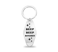 CENWA Beep Beep Bitch Motel Keychain Funny Keychain Car Key Accessory (Beep Beep Bitch K EU)