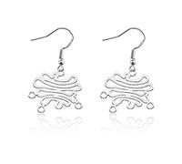 CENWA Biology Earring, Stainless Steel Golgi Apparatus Design Earrings for Science Graduation Gift or Everyday Wear