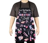 CENWA Can’t Talk Right Now Doing Hairstylist Stuff Funny Hairstylist Adjustable Salon Apron Gift for Hairdresser (Right Now Apron EU)