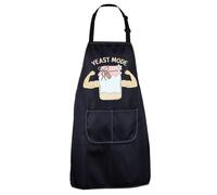 CENWA Funny Baking Apron Bread Maker Gift Yeast Mode Adjustable Chef Apron Baking Pun Gift For Baker (Yeast Mode apron eu)