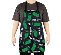 CENWA Funny Pickles Lover Apron Gift Dill With It Pickles Apron Pickle Canning Season Gift (dill with it apron)