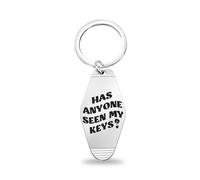CENWA Has Anyone Seen My Keys Keychain Cute Car Keys Motel Keychain House Keys Gift for Friend (seen my keys K EU)
