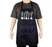 CENWA Lab Tech Apron Lab Apron Chemistry Gifts Lab Technician Gifts Botanical Beaker Apron for Lab Tech Assistant Gifts (Beaker Botanical apron)
