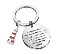 CENWA Lighthouse Gift Encouragement Gifts Always Remember You Have Within You The Strength Keychain