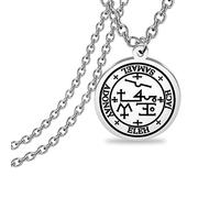 CENWA Magic Amulet Protection Talisman Jewelry Powerful Talisman Pendant Necklace Religious Protection Saint Jewelry (Samael seal N EU)