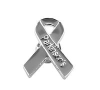 CENWA Parkinson's Awareness Grey Ribbon Enamel Pin Parkinsons Awareness Gift Gray Awareness Parkinsons Survivor Jewelry (Parkinson pin eu)