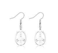 CENWA Stainless Steel Metal Detecting Detector Coil Dangle Earrings Treasure Hunter Gift, Stainless Steel, No Gemstone