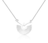 CENWA Stainless Steel Whirling Dervish Necklace Ramadan Gift Spiritual Jewelry, Stainless Steel, No Gemstone