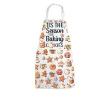 CENWA Tis The Season For Baking Apron Christmas Kitchen Decor Christmas Baking Apron (baking UK)