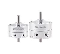 CENWQNZP 1PCS CRB2BW10/20/30/50/63-90S/180S/270S Single Blade Swinging Pneumatic Rotary Actuator Rotary Cylinder(10-90S,CRB2BW)