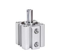 CENWQNZP 1pcs Series Pneumatic Compact Air Cylinder 40 50 63 80mm Bore to 5 10 15 20 25 30 35 40 45 50mm Stroke(Storke 45mm,Bore 40mm)