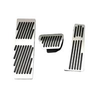 Cenxii Car Pedal Pads Aluminum Pedal Covers For BMW For E36 For E46 For E90 For X1 For M-Series AT MT LHD RHD Anti-Slip No Drill Brake Clutch Rest Pads Foot Pedal Accessories