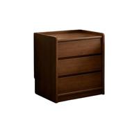 Cenz-888 Bedroom Night Stand Wooden nightstand with three drawers Bedroom End Table with Storage(Medium)