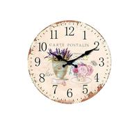 Cenz-888 Decor Wall Clock Home Use No Punching Silent Decoration Clock Modern Simple Restaurant Creative Clock Hanging on The Wall (Without Battery)(16 Inch)