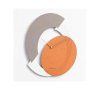 Cenz-888 Decor Wall Clock Living Room Personalized Creativity Modern Simplicity Nordic Luxury Home Clock Fashion Wall Decoration Art, 48x60cm(Orange)
