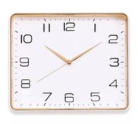 Cenz-888 Decor Wall Clock Square Wall Clock, Simple and Fashionable Home Clock, Wall Clock, Versatile Wall Clock, Suitable for Living Room, Study, Office(White)