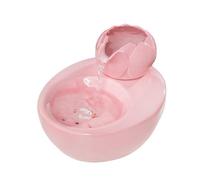 Cenz-888 Indoor Waterfall Fountain Ceramic Fountain Running Water Ornaments Home Decoration Circulating Water Transit Office Desktop Humidifier(Pink)