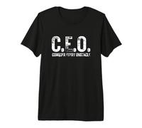CEO Conquer Every Obstacle Inspiring Entrepreneur Motivation Premium T-Shirt