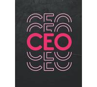 CEO: Female CEO Daily Planner with Hours - Bossy Lady Work Planner to Schedule, Achieve Goals