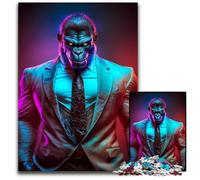 CEO Gorilla in Suit Jigsaws 1000 Pieces for Adults Jigsaw Puzzles Brain Teaser Game for Teenagers, Perfect 50x75CM/19.68x29.52inch