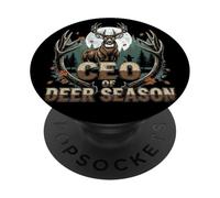 CEO of Deer Season Hunter's Antler Stalking PopSockets Adhesive PopGrip
