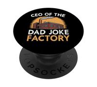 CEO Of The Dad Joke Factory Hilarious Humor Gag Dad Jokes PopSockets Adhesive PopGrip