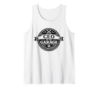 CEO of The Garage Chief Engine Operator Workshop Tank Top
