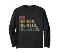 CEO The Man The Myth The Legend Funny Business Leader Long Sleeve T-Shirt