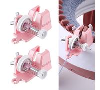 Ceoighe 2 Pack Circular Knitting Machine Tensioner, Removable Yarn Tensioner Adapters Compatible with Sentro 22 32 40 48 Needle Machines