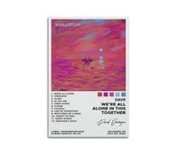 ceok Dave Poster Were All Alone In This Together Tracklist Album Poster Wall Art Decor Print Picture Paintings for Living Room Bedroom Decoration 08x12inch(20x30cm) Unframe-style
