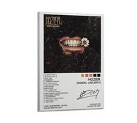 ceok Hozier Poster Unreal Unearth Album Cover Poster Wall Art Decor Print Picture Paintings for Living Room Bedroom Decoration 12x18inch(30x45cm) Frame-style