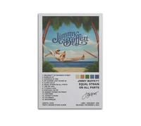 ceok Jimmy Poster Buffett Equal Strain On All Parts Album Cover Poster Wall Art Decor Print Picture Paintings for Living Room Bedroom Decoration 12x18inch(30x45cm) Unframe-style