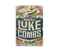 ceok Luke Combs Moive Poster Wall Art Decor Print Picture Paintings for Living Room Bedroom Decoration 20x30inch(50x75cm) Unframe-style