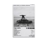 ceok The 1975 Poster Being Funny In A Foreign Language Cover Album Poster Wall Art Decor Print Picture Paintings for Living Room Bedroom Decoration 12x18inch(30x45cm) Unframe-style