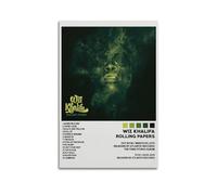 ceok Wiz Khalifa Poster Rolling Papers Moive Poster Wall Art Decor Print Picture Paintings for Living Room Bedroom Decoration 08x12inch(20x30cm) Unframe-style
