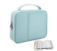 Ceolup Bible Case With Book Stand - Large Bible Carrying Case With Pockets, Waterproof Book Bags For Church Prayer