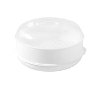 Ceolup Microwave Steamer - Round PP Material - 3 Layer - 8.07 * 8.07 * 8.07in - With Lid - For Quick Meals