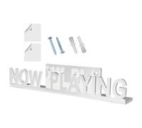 Ceolup NOW PLAYING Record Wall Display - Acrylic Shelf Wall Mount for Album Storage and Decor