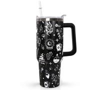 Ceovfoi 40oz Witch Tumbler with Handle