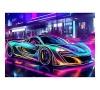 CEOVR Car Diamond Painting Kits Adults,DIY Diamond Art Kits Sports Car,12x16 in 5D Gem Craft Set