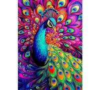 CEOVR Diamond Painting Kits Adults,30x40 cm Mosaic Diamond Painting for Beginners,5D DIY Gem Art Set (Purple Blue Green)
