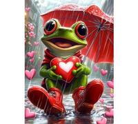 CEOVR Diamond Painting Kits Adults,30x40 cm Mosaic Diamond Painting for Beginners,5D DIY Gem Art Set (red Green Pink)