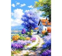 CEOVR Landscape Diamond Painting Kits Adults DIY Diamond Art Kits Adult 30x40cm Beautiful Countryside 5D Gem Art Craft Set for Leisure Time