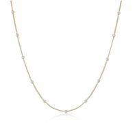 CeoxThao Gold Pearl Choker Necklace for Women (Copper), 3mm High-Luster White Pearls on a Delicate Gold Chain, For Layering and Special Occasions, Gift for Mothers, Friends & Family