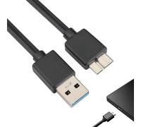CeoxThao USB 3.0 MICRO B CABLE - 1M Data Transfer Cable for External Hard Drives, Hard Drive Cable, Micro USB Hard Drive Cables, Usb Micro B Cables, USb A to Micro B, Fast 5 Gbps Transfer Rate