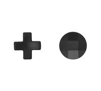 Ceozon Metal D-Pads Paddles Replacement Parts Directional Pad Kits for Xbox One Elite Xbox One Elite Series 2, Xbox Elite 2 Core Controller Button Accessories 2 Pcs (Black)