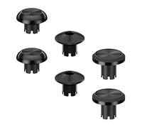 Ceozon Replacement Metal Thumbsticks for Ps5 Edge Controller 6 in 1 Swap Analog Joystick Thumb Grips Accessories (Black)