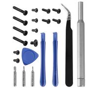 Ceozon Replacement Repair Screwdriver Tool Kit Cooling Fan Screw, Back Cover Cross Screws, SSD Hard Drive Screw Complete Set Screws Tweezers Accessories Compatible with Steam Deck