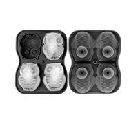 Ceozon Silicon Ice Cube Tray Funny Animals Shape Ice Cube Tray with Lid, Large Ice Cube Moulds for Whiskey, Cocktails, Bourbon, Brandy and Juice for Birthday Party (Black)