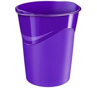CEP 14 Litre 280 G Gloss Waste Bin Set - Deep Purple (Set of 12)